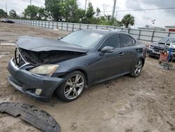 Salvage cars for sale at Riverview, FL auction: 2009 Lexus IS 250
