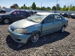 Salvage cars for sale from Copart Portland, OR: 2006 Toyota Corolla CE