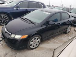 Salvage cars for sale from Copart Haslet, TX: 2008 Honda Civic LX