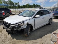 Salvage cars for sale at Spartanburg, SC auction: 2015 Hyundai Sonata ECO