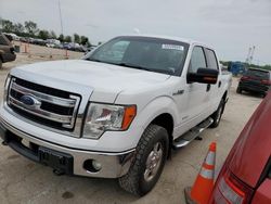 Salvage trucks for sale at Pekin, IL auction: 2013 Ford F150 Supercrew