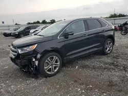 Salvage Cars with No Bids Yet For Sale at auction: 2017 Ford Edge Titanium