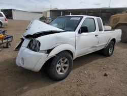 Salvage cars for sale at Brighton, CO auction: 2002 Nissan Frontier King Cab XE