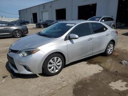 Salvage cars for sale at Jacksonville, FL auction: 2015 Toyota Corolla L