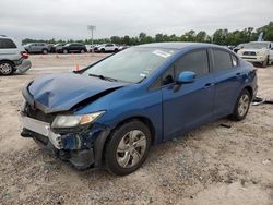 Vehiculos salvage en venta de Copart Houston, TX: 2013 Honda Civic LX