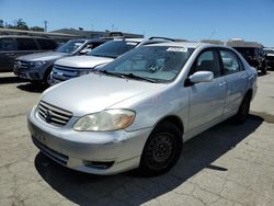 Salvage cars for sale at Martinez, CA auction: 2003 Toyota Corolla CE
