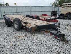 Salvage trucks for sale at Greenwood, NE auction: 2021 Big Tex 20 FT