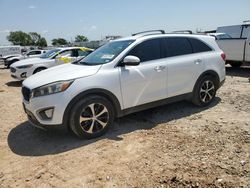 Salvage cars for sale from Copart Haslet, TX: 2017 KIA Sorento EX