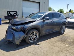 Salvage cars for sale from Copart Woodburn, OR: 2022 Lexus NX 350H