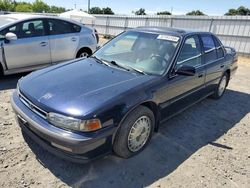 Salvage cars for sale at Sacramento, CA auction: 1991 Honda Accord EX