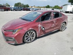 Salvage cars for sale from Copart Orlando, FL: 2022 Toyota Corolla SE