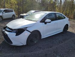 Salvage cars for sale from Copart Bowmanville, ON: 2022 Toyota Corolla LE