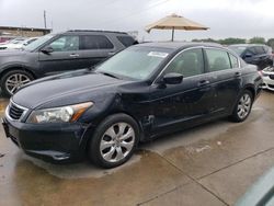 Salvage cars for sale at Grand Prairie, TX auction: 2008 Honda Accord EXL