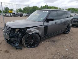 Salvage cars for sale at Chalfont, PA auction: 2014 Land Rover Range Rover Supercharged