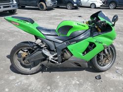 Salvage cars for sale from Copart Duryea, PA: 2006 Kawasaki ZX636 C1