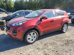 Salvage cars for sale from Copart Graham, WA: 2017 KIA Sportage LX
