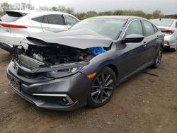 Salvage cars for sale at New Britain, CT auction: 2019 Honda Civic EX