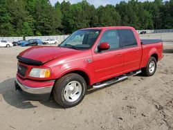 Ford salvage cars for sale: 2003 Ford F150 Supercrew