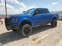 Salvage cars for sale at Andrews, TX auction: 2016 Ford F150 Supercrew
