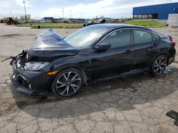 Salvage cars for sale at Woodhaven, MI auction: 2017 Honda Civic SI