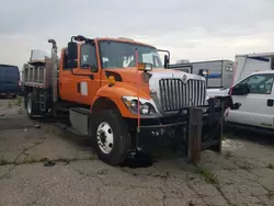 Salvage trucks for sale at Woodhaven, MI auction: 2016 International 7000 7400