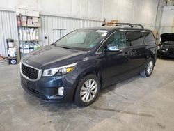 Salvage cars for sale from Copart Milwaukee, WI: 2016 KIA Sedona EX