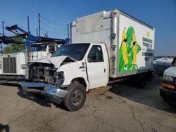 Salvage cars for sale at Woodhaven, MI auction: 2010 Ford Econoline E350 Super Duty Cutaway Van