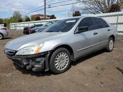 Salvage cars for sale from Copart New Britain, CT: 2007 Honda Accord Value