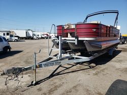 Salvage boats for sale at Woodhaven, MI auction: 2019 Boat Pontoon