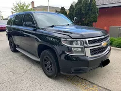 Salvage cars for sale at Elgin, IL auction: 2015 Chevrolet Tahoe Police