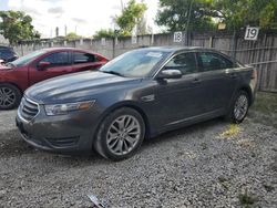 Salvage cars for sale at Opa Locka, FL auction: 2015 Ford Taurus Limited