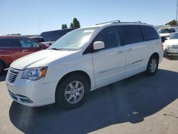 Salvage cars for sale at Hayward, CA auction: 2012 Chrysler Town & Country Touring