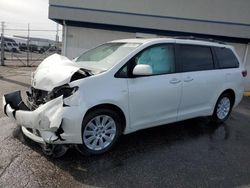 Toyota Sienna XLE salvage cars for sale: 2016 Toyota Sienna XLE