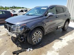 Salvage cars for sale from Copart Franklin, WI: 2022 Hyundai Santa FE Limited