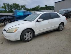 Salvage cars for sale at Spartanburg, SC auction: 2005 Honda Accord LX