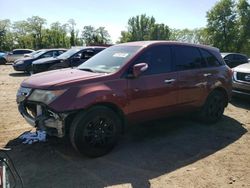 Salvage cars for sale at Baltimore, MD auction: 2009 Acura MDX Technology