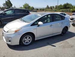Salvage cars for sale at San Martin, CA auction: 2011 Toyota Prius