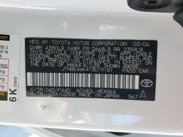 2007 Toyota Camry CE