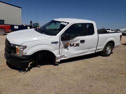 Salvage cars for sale from Copart Amarillo, TX: 2018 Ford F150 Super Cab