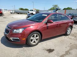 Salvage cars for sale from Copart Franklin, WI: 2015 Chevrolet Cruze LT