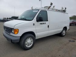 Salvage cars for sale at East Granby, CT auction: 2007 Ford Econoline E250 Van