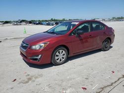 Salvage cars for sale at Lebanon, TN auction: 2016 Subaru Impreza