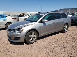 Salvage cars for sale at Phoenix, AZ auction: 2015 Volkswagen Golf Sportwagen TDI S