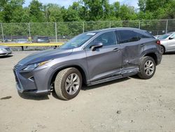 Salvage cars for sale from Copart Waldorf, MD: 2018 Lexus RX 350 Base