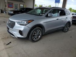 Vehiculos salvage en venta de Copart Fort Wayne, IN: 2017 Hyundai Santa FE SE