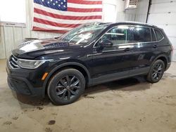 Salvage cars for sale at Lyman, ME auction: 2022 Volkswagen Tiguan SE