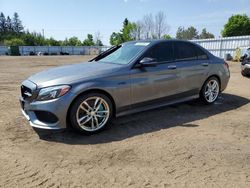 Salvage cars for sale from Copart Bowmanville, ON: 2017 Mercedes-Benz C 43 4matic AMG