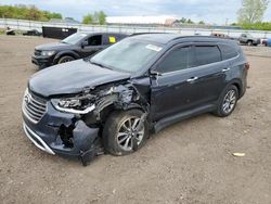 Salvage cars for sale from Copart Columbia Station, OH: 2018 Hyundai Santa FE SE