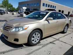 Salvage cars for sale at Littleton, CO auction: 2011 Toyota Camry Base
