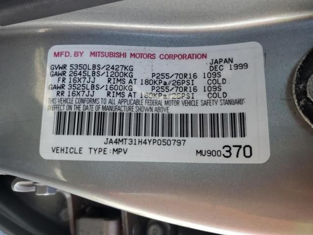 2000 Mitsubishi Montero Sport LS